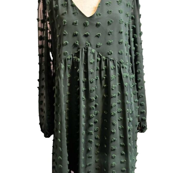 Kirundo NWT Womens Dress Size M Empire Waist 70s Retro Whimscagoth  Retro Sheer - Picture 4 of 15
